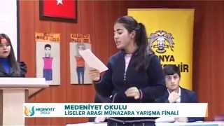 MEDENİYET OKULU KULU LİSELER ARASI MÜNAZARA YARIŞMASI FİNALİ