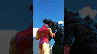 Iron-Man Saving Hulk From Godzilla x Kong 🥶| #Shorts | #YouTubeShorts | #GTA5 | #godzilla