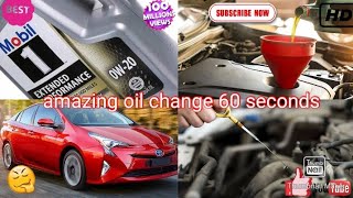 Mobil 1 0W-20 " best review " Red prius 1.8 " oil change easy way " 10000 km duration.