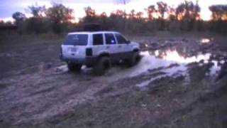 My jeep crawling through some mud with ease