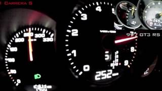 2017 Car Speed Test Porsche 991 Carrera S VS 997 GT3 RS 4 0 Acceleration