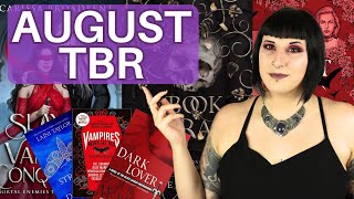 August 2024 TBR list - fantasy books