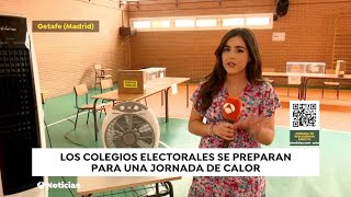 22/7/23 - Todo listo en los colegios electorales antes del 23J