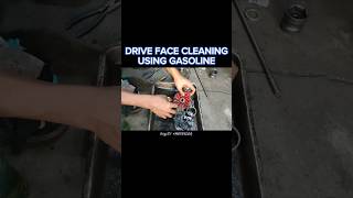 DRIVE FACE CLEANING USING GASOLINE #hondabeat #motovlog #shortvideo #shortsvideo #ytshort #motor