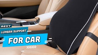 Top 5 Picks: Best Lumbar Supports For Car Review | To Minimize Driving Pains [2022]