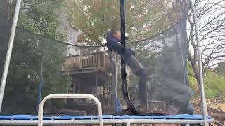 Luke trampoline skills