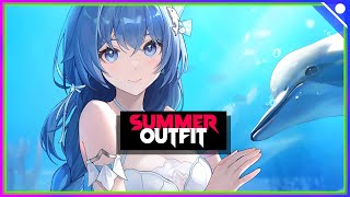 Aether Gazer | Artic Abyss Poseidon - Purest Blue summer outfit showcase