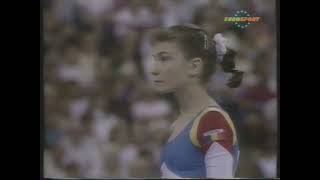 Maria Neculita (ROM) - Worlds 1991 - Team Competition - Uneven Bars