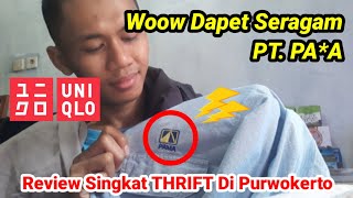 Review Hasil THRIFT Di Pasar Wage - Purwokerto 2024