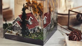 Cottage custom miniature in epoxy resin ♥ Особенная миниатюра коттедж в эпоксидной смоле