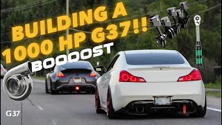 Building a 1000HP INFINITI G37! - BUILT TURBO G35 UPDATE!