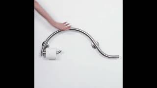 30" Pismo Grab Bar with Toilet Paper Holder