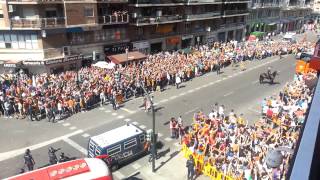 Recibimiento del bus del Valencia CF - Atlético de Madrid