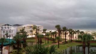 Tropical Storm Julia September 2016 Hampton Inn St. Augustine Beach North Florida