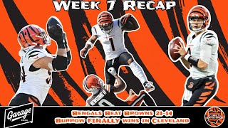 Joe Burrow FINALLY wins in Cleveland! Bengals Beat Browns 21-14 | Presented by Garage Beer