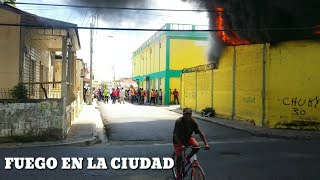 FUEGO EN LA TIENDA HIDELISA