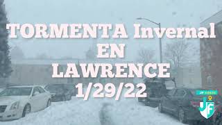 Lawrence tormenta invernal 1/29/22 jf videos travel USA