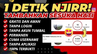 Cara Menambah Followers Instagram Gratis !! Tanpa Login Permanen Sepuasnya 2023