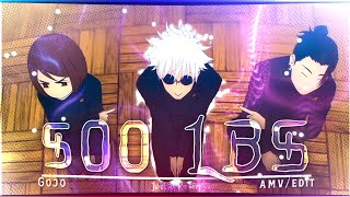 Gojo [AMV/EDIT] ~500 LBS~ QUICK! Alight Motion 🌀