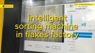 intelligent sorting machine in flakes factory #msw #mrf #opticalsorter #recycling #databeyond