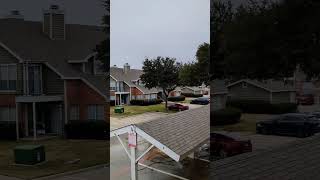 First snow of winter before Christmas #shorts #youtube #snowfall #irving #valleyranch #texas #dallas