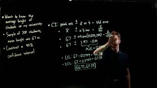 Solving for Confidence Intervals in Excel