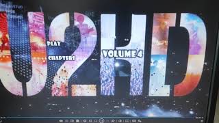 U2 HD volume 4 burned on bluray