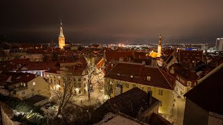 Cinematic Walking Tour in Tallinn, Estonia | Sony A1 8K