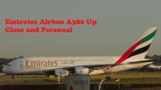 Emirates Airbus A380 Up Close and Personal -- Sydney Series