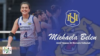 UAAP Season 84 Women’s Volleyball Michaela “Bella” Belen