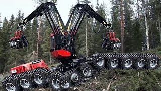 Fastest Dangerous Chainsaw Tree Cutting Machine Skills - Heavy Biggest Tree Felling Machines Working