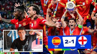 SPAIN MAKE HISTORY! EURO 2024 FINAL LIVE REACTION!