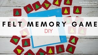 Felt memory game tutorial