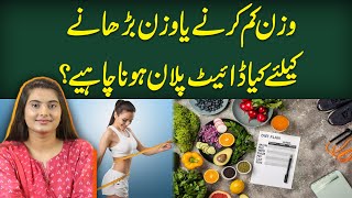 Weight Loss ya Weight Gain Kyliye Kya Diet Plan Hona Chahiye | Kainat Sarwar | Health Matters