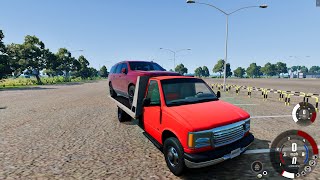 Delivered a Brand-New Cadillac Escalade | BeamNG.drive (Gamepad Gameplay)