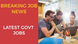 #BREAKING Jobs News 23 Apr 20। LATEST JOBS NEWS FROM MUMBAI, UP, TRIPURA, HDFC BANK AND OTHERS