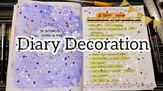 Bullet Journal | Diary Decoration | Journal Idea | My Personal Diary ‎@DIYwithMinnie