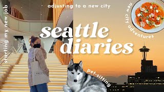 LIVING IN SEATTLE • adjusting to a new city, hiking in the rain, starting a new job | VLOG