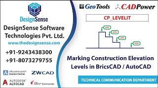 CADPower Tutorials: Marking Construction Elevation Levels in BricsCAD / AutoCAD | CP_LEVELIT