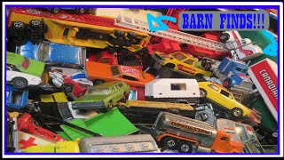 Barn Finds! Vintage diecast car lot score! (Hot Wheels, Matchbox, Majorette, Yatming, and more!)