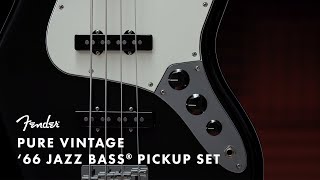 Pure Vintage '66 Jazz Bass Pickup Set | Fender