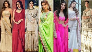 Bollywood Actress Wearing Sharara/Garara | Latest Sharara Look |#girlsfashiontrend