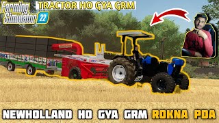 farming simulator 22 Indian mod challenge Hindi newholland 3630 tusi Bali machine me ho gya green🔥🔥❌