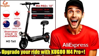 Unleash the Power of the KUGOO M4 Pro+ Electric Scooter with Rich Lighting System! Must-See