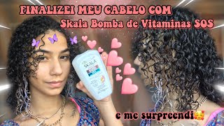 Usei SKALA BOMBA DE VITAMINAS SOS e fiquei surpresa com o resultado🤯😍