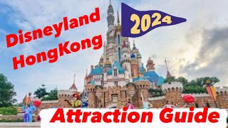 Hong Kong Disneyland Attractions Guide 2024 | Disney Rides and Shows | New World of Frozen