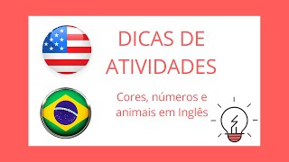 Inglês: cores, números e animais