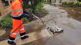 How To: Pressure Washing Of Filthy Driveway Cleaning And Restoration | IvoryCleaningServices.com.au