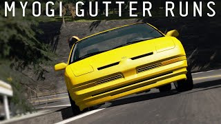 【Full Gutter Run Time Attack】 Myogi Downhill Touge Gutter Techniques - BeamNG.drive 0.21