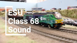 New Dapol Class 68 With ESU Sound And A Passive Radiator Speaker fitted